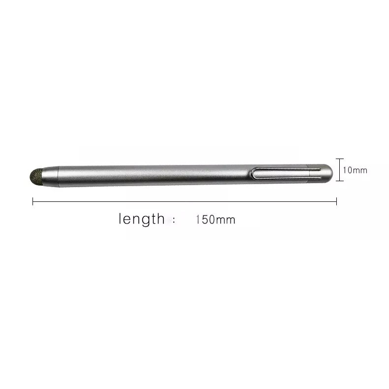 Stylus Touch Screen Pen Fiber Tip Aluminum Lightweight Silver Color  - BFZ60 1686-3