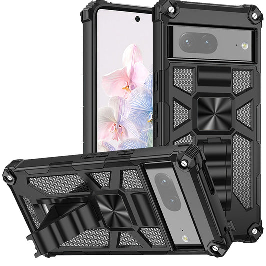 image of Hybrid Case Cover Metal For Magnet Kickstand Shockproof Armor  - BFY38 1763-1