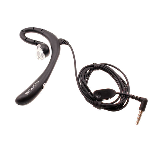 image of Wired Mono Headset Earphone w Mic Headphone 3.5mm Single Earbud Hands-free  - BFK57 394-1