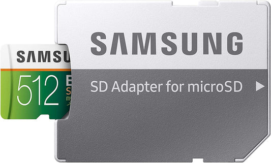 image of 512GB Memory Card Samsung Evo High Speed MicroSD Class 10 MicroSDXC   - BFV16 1373-1