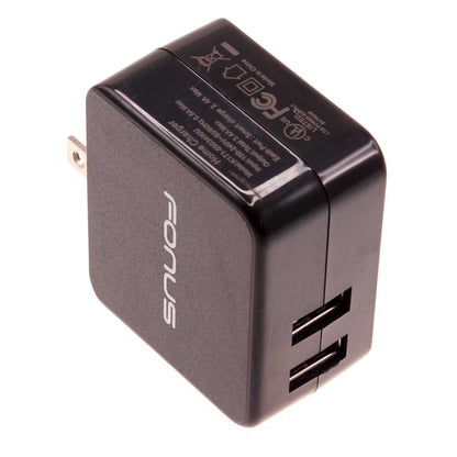 Home Charger 17W 2-Port USB 3.4A Wall AC Plug  - BFK63 844-1