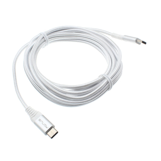 image of USB-C Cable 10ft Long Fast Charger Power Cord (Type-C to Type-C) Wire  - BFR21 1036-1