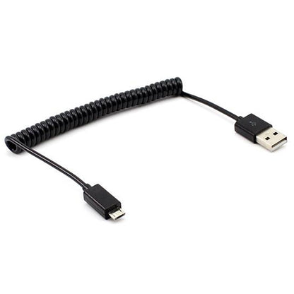 USB Cable Coiled MicroUSB Charger Cord Power  - BFK09 275-2