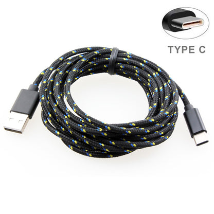  6ft and 10ft Long USB-C Cables   Fast Charge   TYPE-C Cord   Power Wire   Data Sync   Braided   - BFG74 1871-3