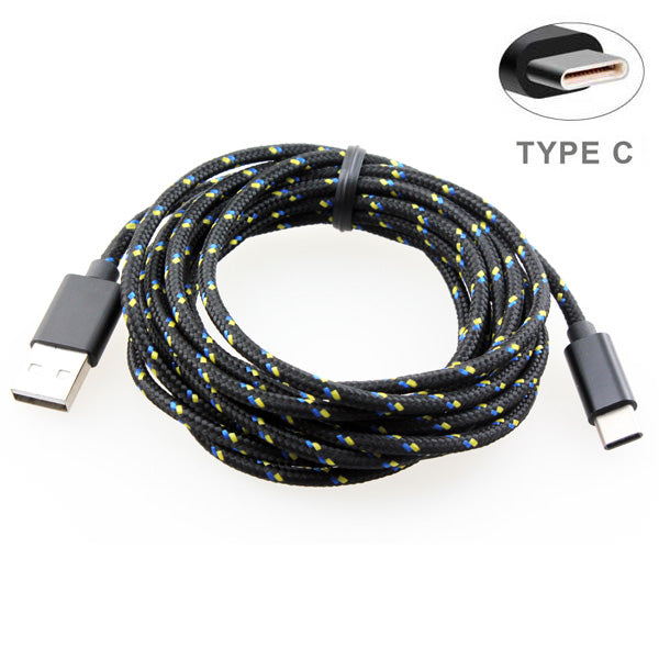 10ft USB Cable Type-C Charger Cord Power Wire USB-C  - BFC85 883-2