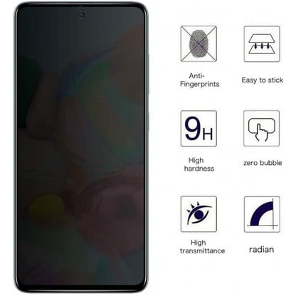 Privacy Screen Protector Tempered Glass Anti-Spy Anti-Peep 3D Edge Curved  - BFS85 1441-3