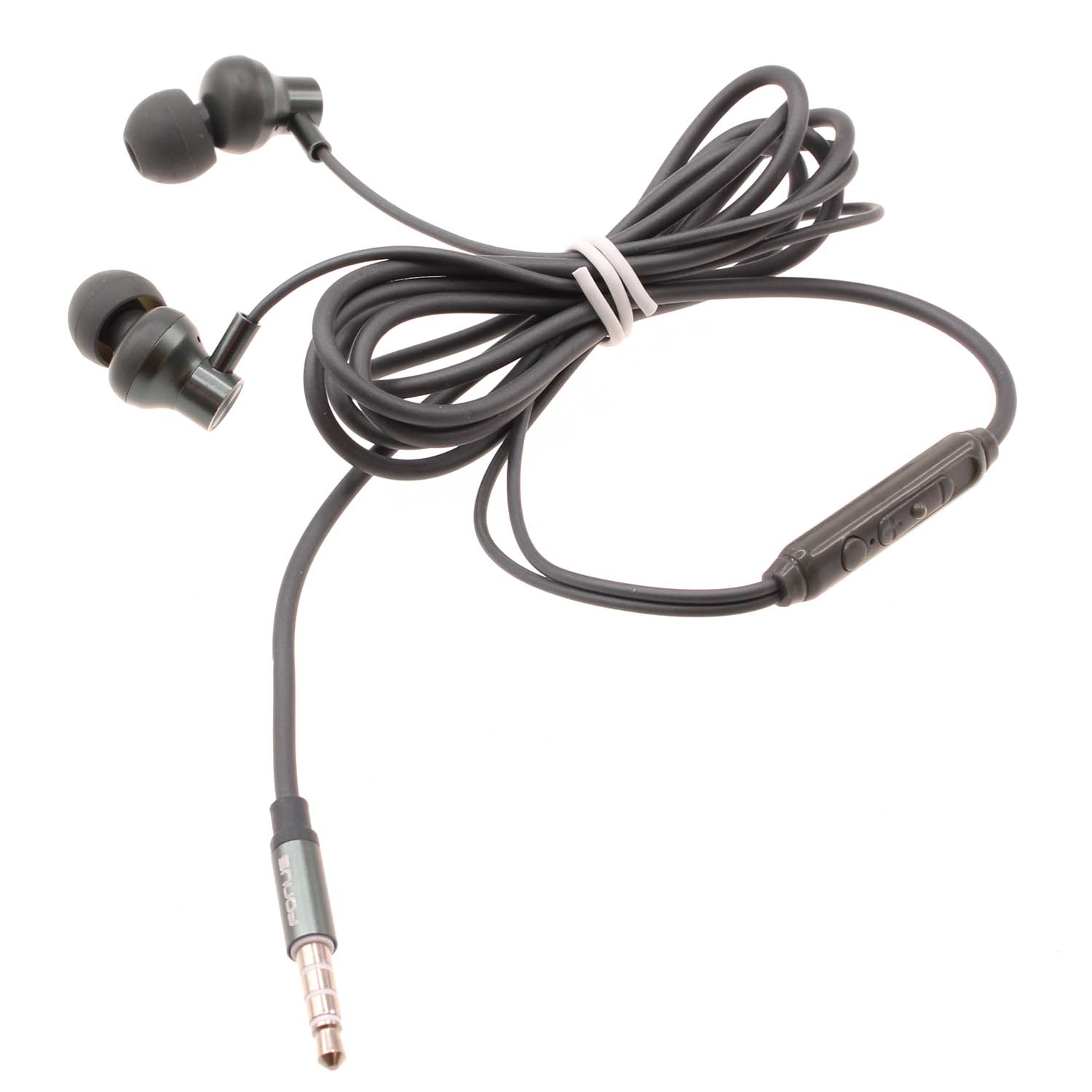 Wired Earphones Hi-Fi Sound Headphones Handsfree Mic Headset Metal Earbuds  - BFD75 1575-1