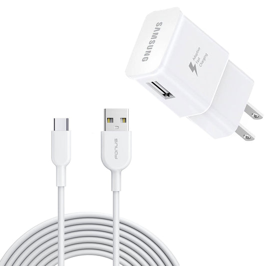 image of Fast Home Charger Type-C 6ft USB Cable Quick Power Adapter  - BFM13 933-1