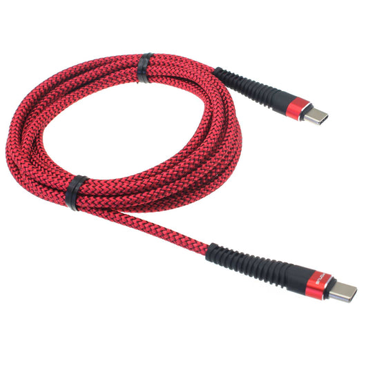 image of 6ft PD Cable Type-C to USB-C Charger Cord Power Wire Sync  - BFJ35 1398-1