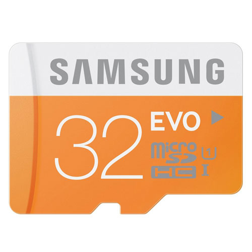 image of 32GB Memory Card Samsung Evo High Speed MicroSD Class 10 MicroSDHC  - BFG98 863-1