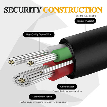 6ft USB Cable MicroUSB Charger Cord Power Wire Long  - BFK20 276-4