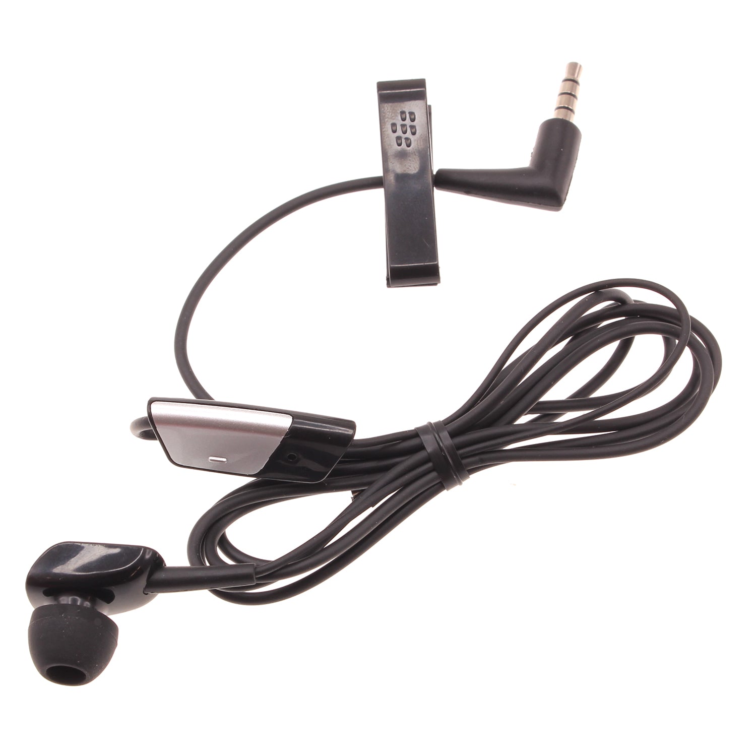 Mono Headset Wired Earphone Single Earbud 3.5mm Headphone Flat  - BFG05 319-1