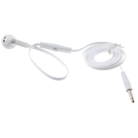 image of Mono Headset Wired Earphone Single Earbud 3.5mm Headphone Flat  - BFJ87 388-1