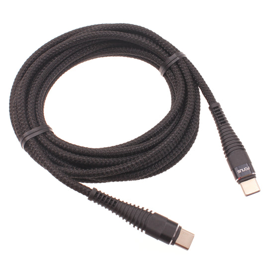 image of 10ft PD Cable Type-C to USB-C Charger Cord Power Wire Sync  - BFD54 1453-1