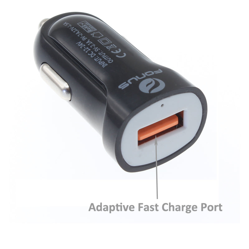 Fast Home Car Charger Micro USB Cable 6ft Long Travel Power Adapter  - BFE46 1091-3