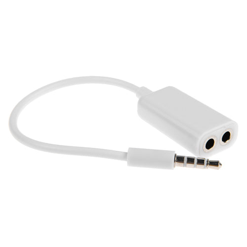 image of Headphones Splitter 3.5mm Earphone Adapter Dual Headset Port Audio Jack Adaptor  - BFS25 350-1