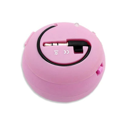 Wired Speaker Portable Audio Multimedia Rechargeable Pink  - BFF84 348-2