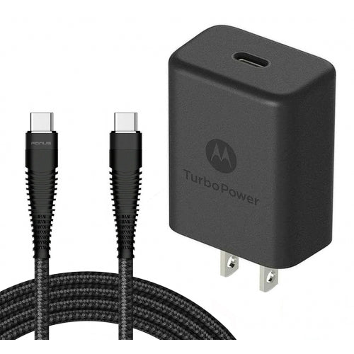 image of 27W Fast Home Charger TurboPower PD 6ft TYPE-C Cable USB-C Power Adapter  - BFE23 1472-1