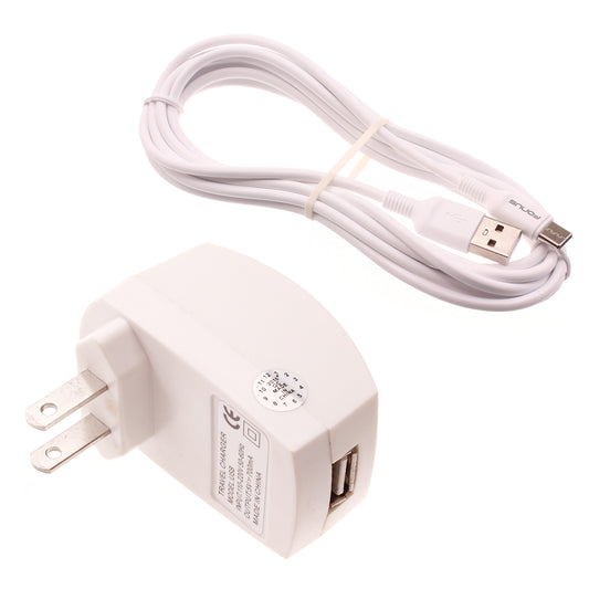 image of  Home Charger  6ft Long USB-C Cable Wall Power Adapter Type-C Charging Cord AC Plug  - BFY18 1739-1