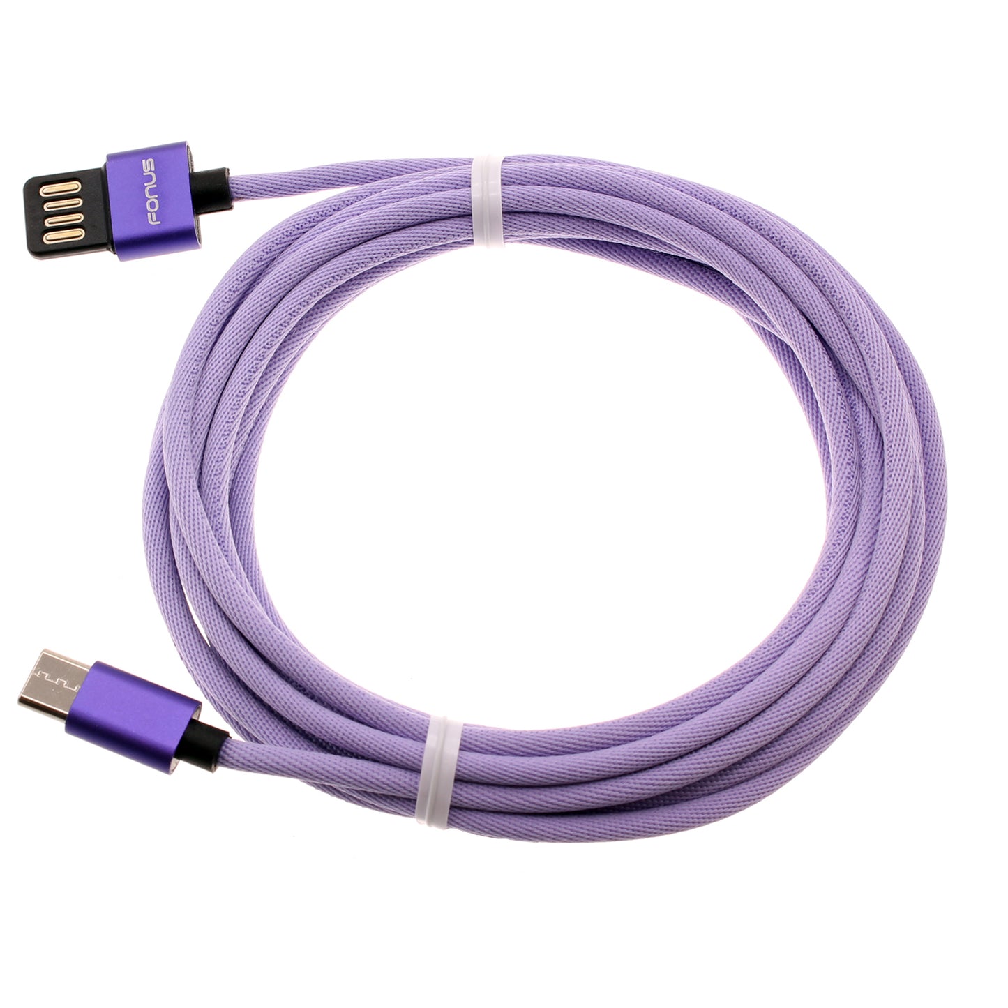 10ft USB-C Cable Purple Extra Long Fast Charger Power Cord Type-C  - BFA93 1551-1