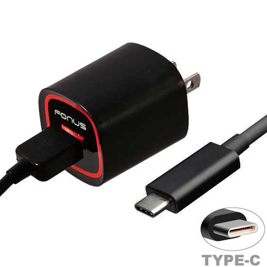 Home Charger 2.4A USB Cable TYPE-C 6ft Power  - BFA07 850-2