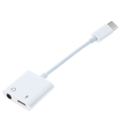 USB-C Headphone Adapter Earphone 3.5mm Jack Type-C Charger Port Splitter Mic Support  - BFG27 1362-1