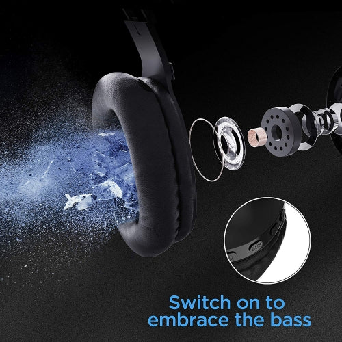Wireless Headphones Foldable Headset w Mic Hands-free Earphones  - BFL82 1303-3