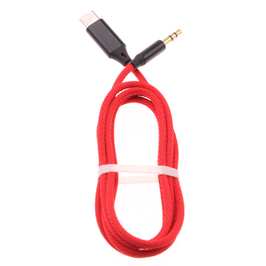 image of Aux Cable USB-C to 3.5mm Audio Cord Car Stereo Aux-in Adapter Speaker Jack Wire  - BFE42 1501-1