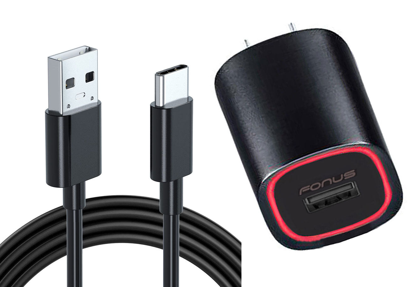 Home Charger 2.4A USB Cable TYPE-C 6ft Power  - BFA07 850-1