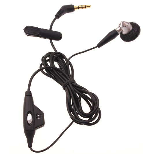 image of Mono Headset Wired Earphone Single Earbud 3.5mm Headphone  - BFA18 317-1