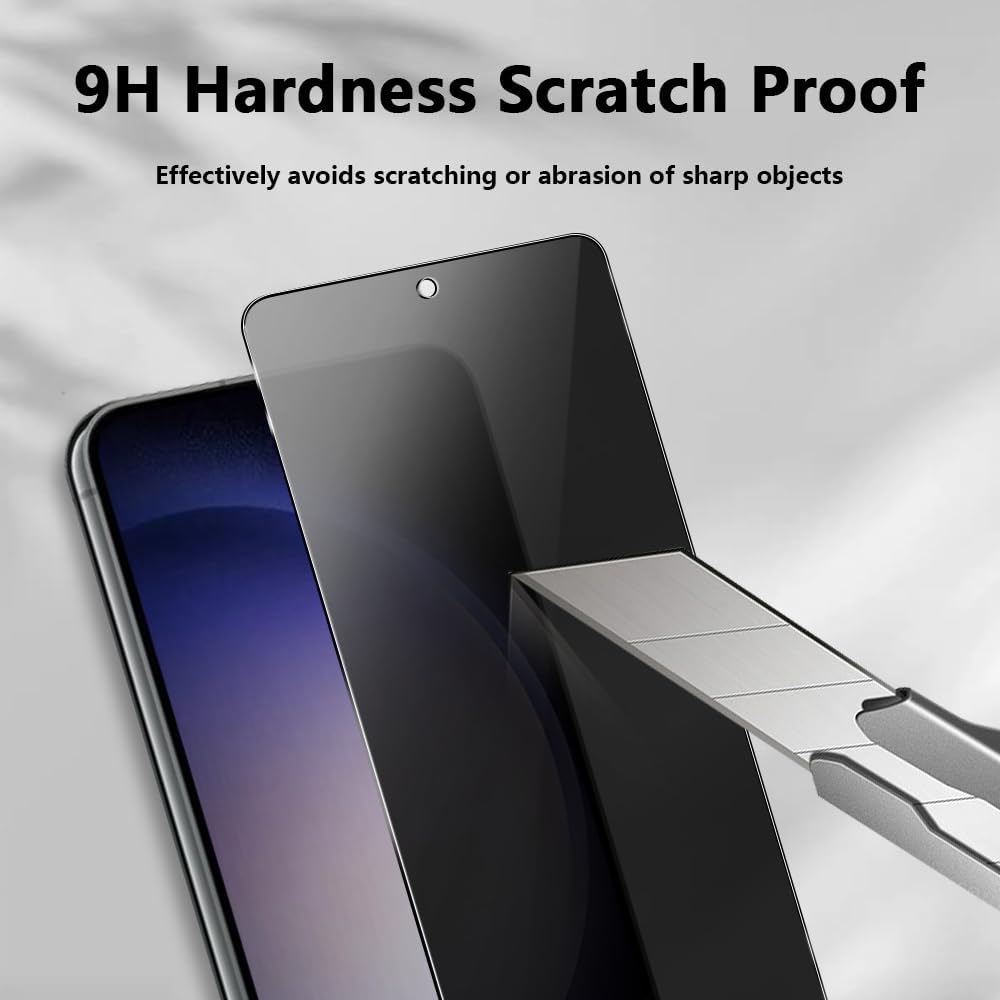 2 Pack Samsung Galaxy S24 FE Privacy Tempered Glass Screen Protector 2116-4