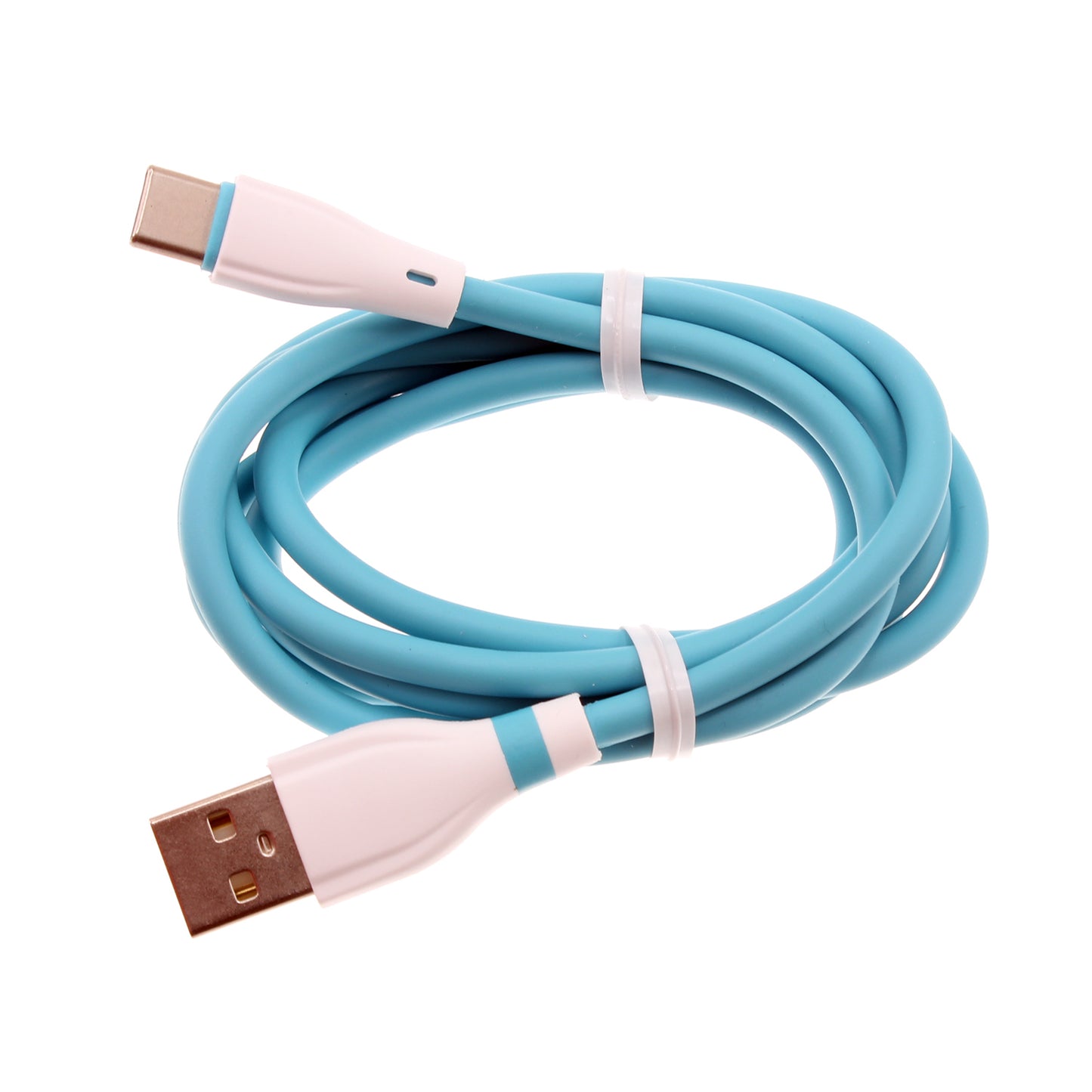 4ft USB-C Cable Blue Charger Cord Power Wire Type-C  - BFE13 1468-1