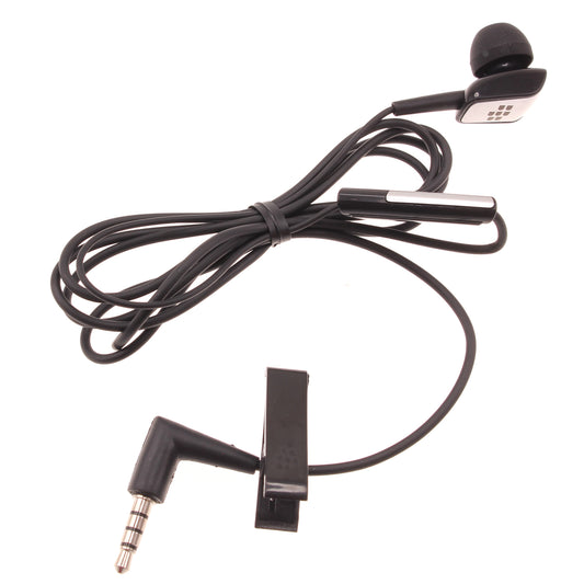 image of Mono Headset Wired Earphone Single Earbud 3.5mm Headphone Flat  - BFG05 319-1