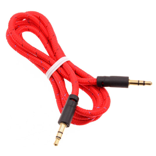 image of Aux Cable 3.5mm Adapter Car Stereo Aux-in Audio Cord Speaker Jack Wire  - BFM98 402-1