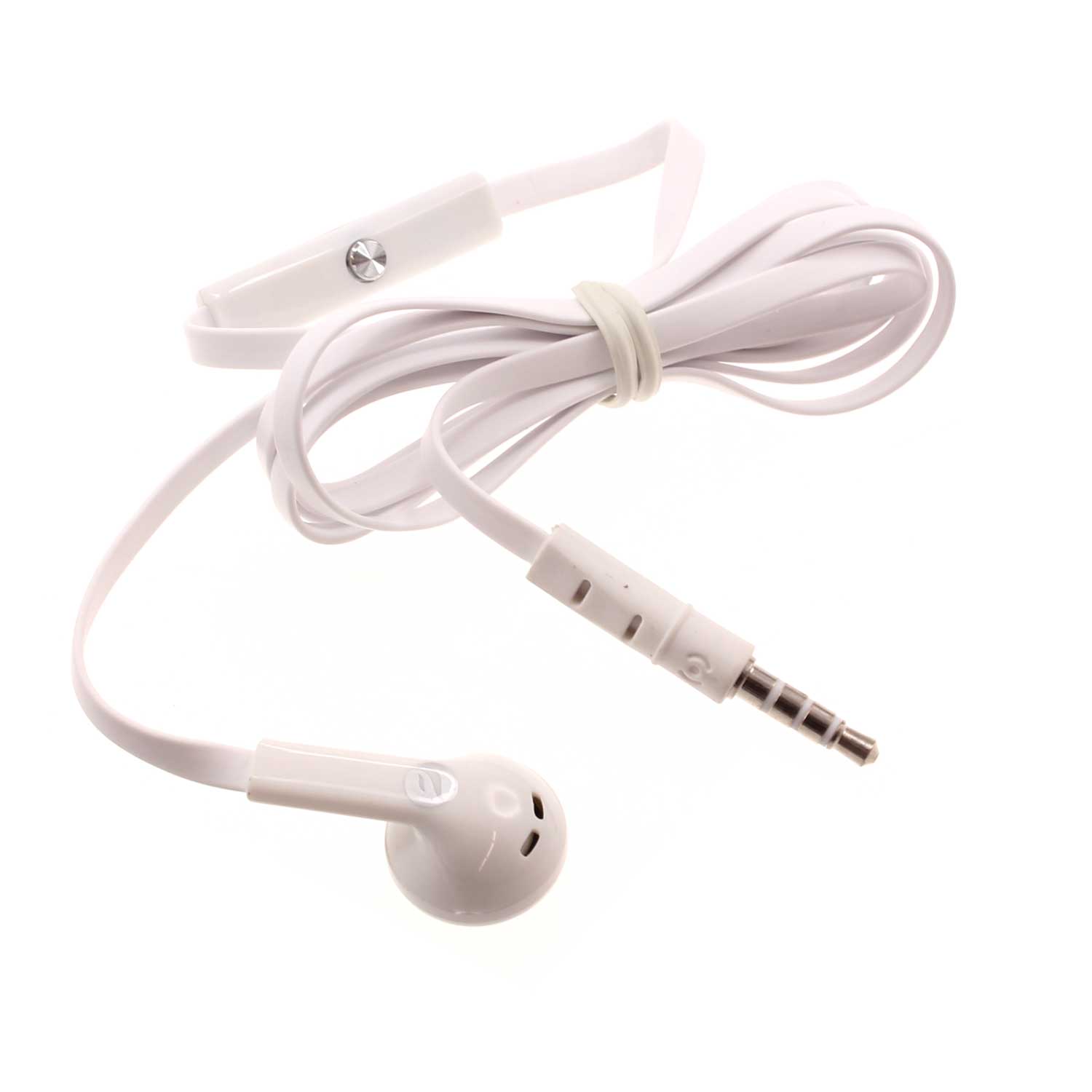 Mono Headset Wired Earphone Single Earbud 3.5mm Headphone Flat  - BFJ87 388-1