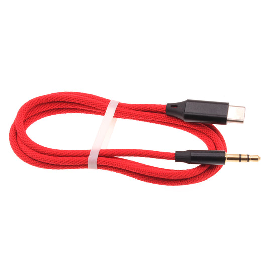 image of Aux Cable USB-C to 3.5mm Audio Cord Car Stereo Aux-in Adapter Speaker Jack Wire  - BFE42 1501-1