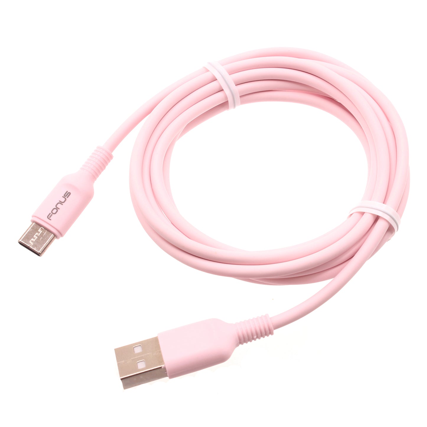 6ft USB-C Cable Pink Charger Cord Power Wire Type-C  - BFA60 1418-1