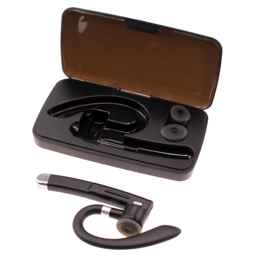 image of Wireless Earphone Ear-hook Headphone Boom Mic Handsfree Single Headset  - BFJ36 1545-1