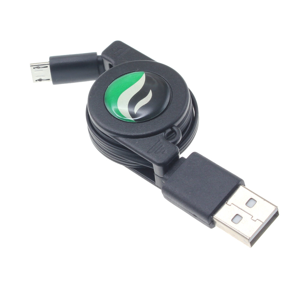 USB Cable Retractable MicroUSB Charger Power Cord  - BFC92 196-1