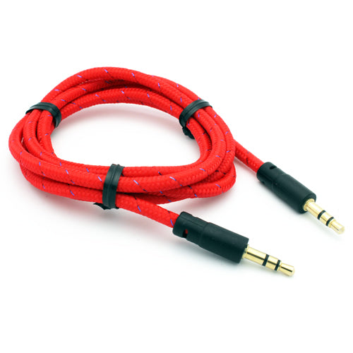 image of Aux Cable 3.5mm Adapter Car Stereo Aux-in Audio Cord Speaker Jack Wire  - BFM98 402-1