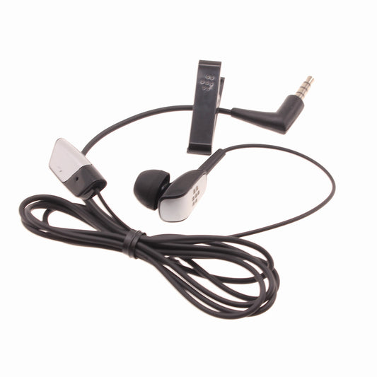 image of Mono Headset Wired Earphone Single Earbud 3.5mm Headphone Flat  - BFG05 319-1