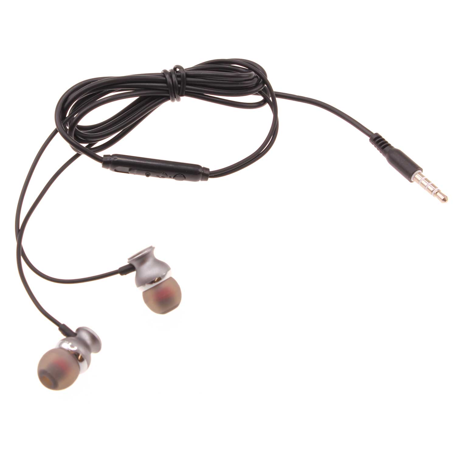 Wired Earphones Hi-Fi Sound Headphones Handsfree Mic Headset Metal Earbuds  - BFD99 1580-1