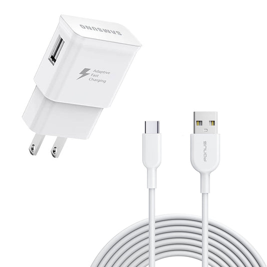 image of Fast Home Charger Type-C 6ft USB Cable Quick Power Adapter  - BFM13 933-1