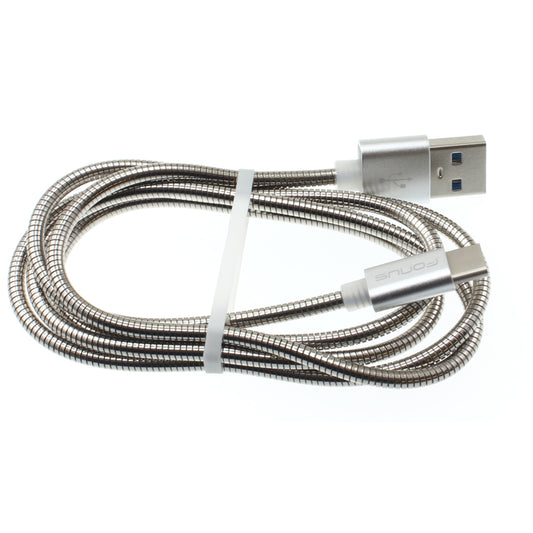 Metal USB Cable 3ft Type-C Charger Cord Power Wire  - BFE72 927-1