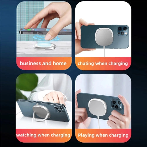  Magnetic Wireless Charger 15W Fast Charging Pad Slim Quick Charge USB-C  - BFE68 1510-4