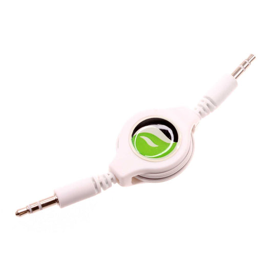 image of Aux Cable Retractable  3.5mm Adapter Car Stereo Aux-in Audio Cord  - BFF38 332-1