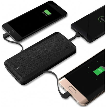 8000mAh Power Bank Charger Backup Battery Portable Built-in Cables All-in-One  - BFV28 1406-4