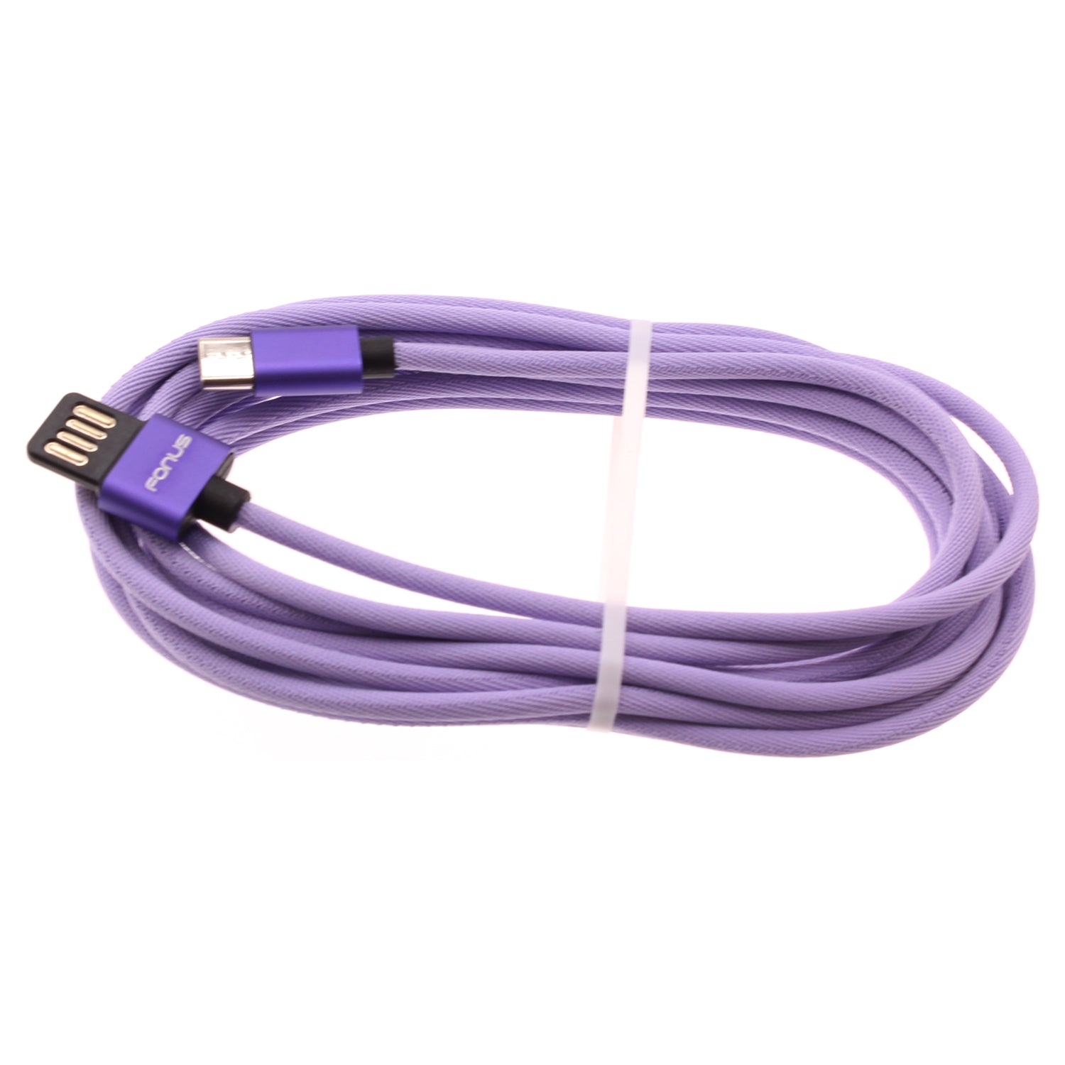 10ft USB-C Cable Purple Extra Long Fast Charger Power Cord Type-C  - BFA93 1551-1