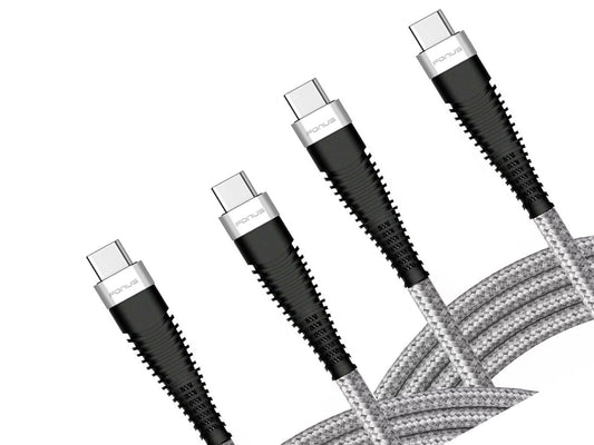 image of 6ft and 10ft Long PD USB-C Cables Fast Charge TYPE-C to TYPE-C Cord Power Wire USB-C to USB-C Data Sync  - BFY67 1794-1