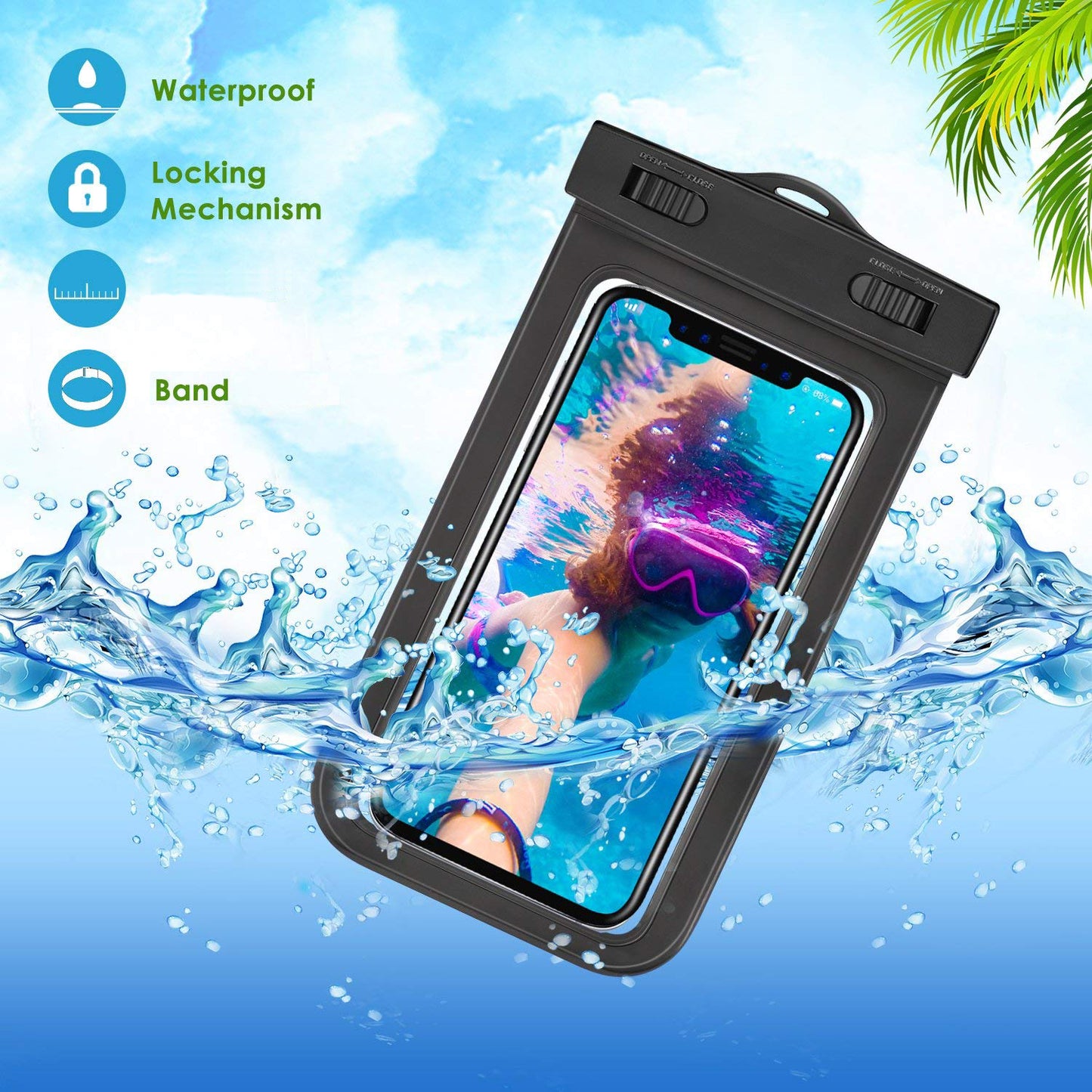 Waterproof Case Underwater Bag Floating Cover Touch Screen  - BFR79 1159-3